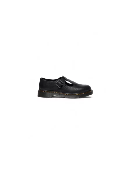 Półbuty Dr. Martens na płaskim obcasie czarne