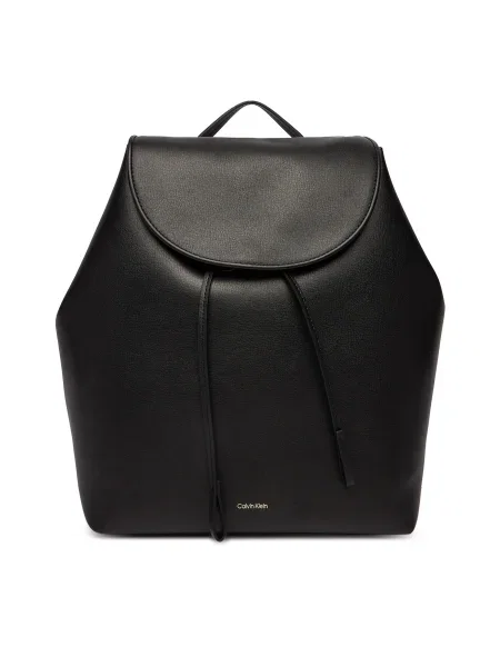 Calvin Klein Batoh FOIL LOGO LARGE FLAP BACKPACK' čierna