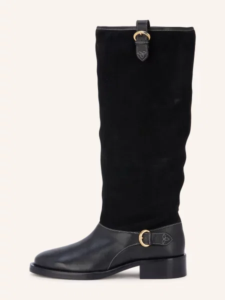 Claudie Pierlot Kozaki schwarz czarne