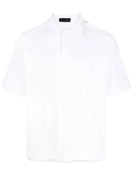 Polo Roberto Collina clasic alb