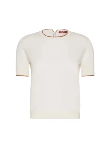 Sweter Max Mara Studio wełniany biały