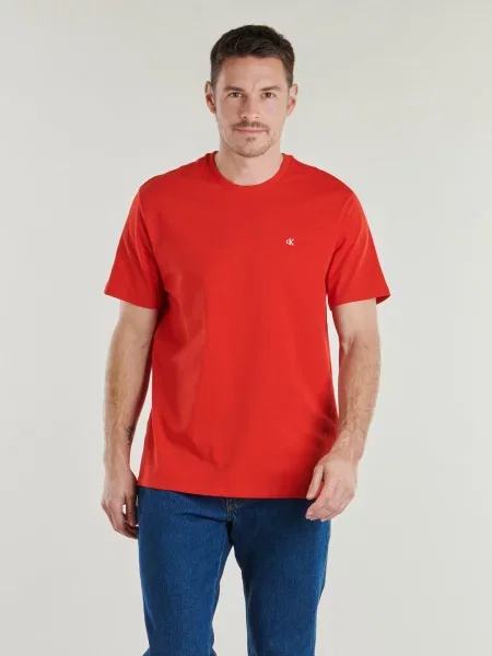Klasična majica Calvin Klein Jeans crvena