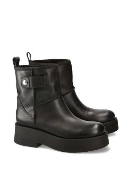 Cizme scurte Premiata din piele negru
