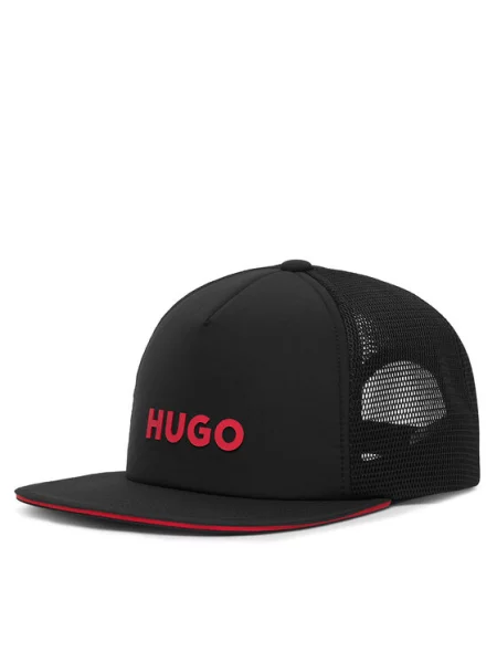 HUGO Czapka z daszkiem S czarny