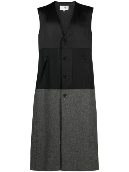 Vestă Mm6 Maison Margiela de lână negru