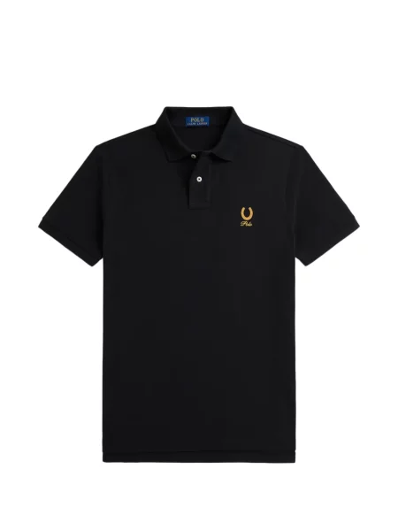 Krótka czapka z daszkiem Polo Ralph Lauren w jodełkę jednorzędowa niebieska