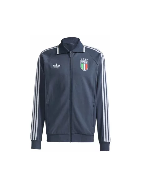 Adidas Kurtka Treningowa Figc Italien blau niebieska