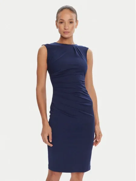 Rinascimento Rochie cocktail Bleumarin