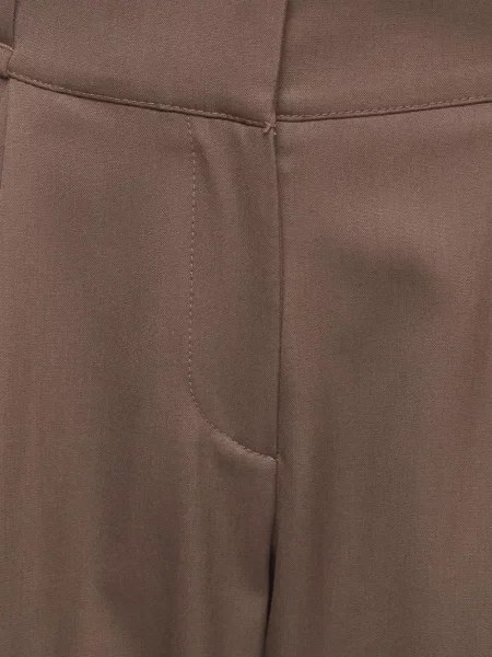 Cu centură pantaloni Brunello Cucinelli maro