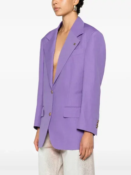 Sacou Versace cu rever violet