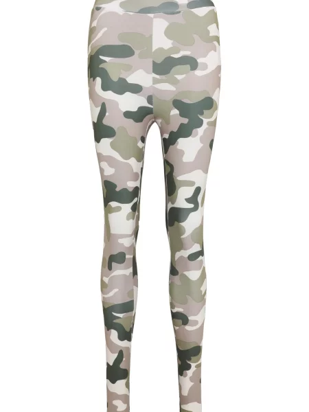 Legginsy Urban Classics w kamuflażu szare