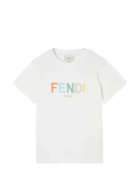 Koszulka dziecięca Fendi biała