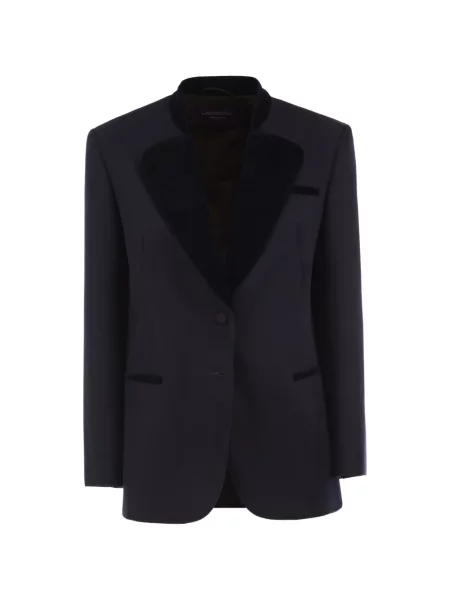 Sacou Weekend Max Mara de catifea albastru