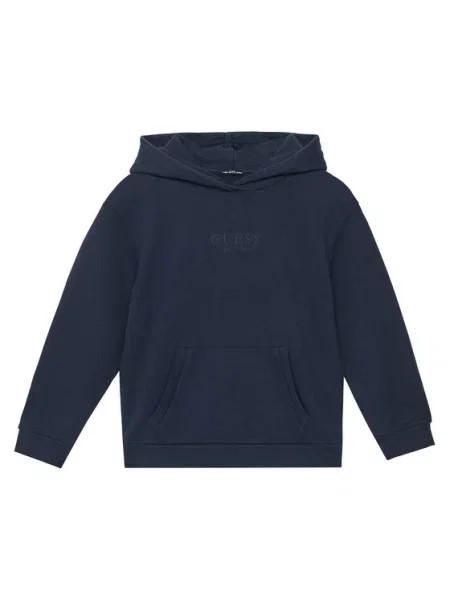 Guess Μπλούζα Σκούρο Oversize μπλε