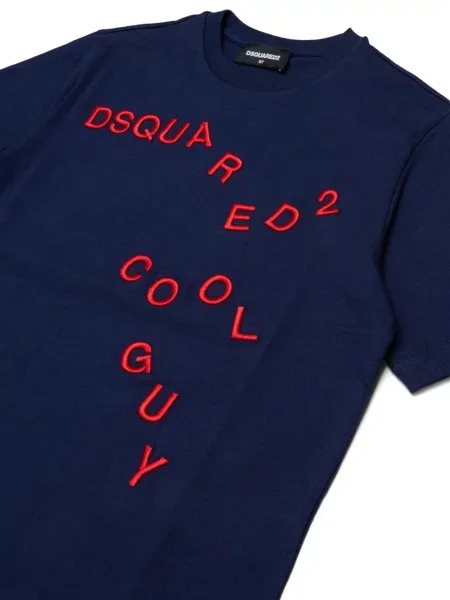 Koszulka dziecięca Dsquared2 niebieska