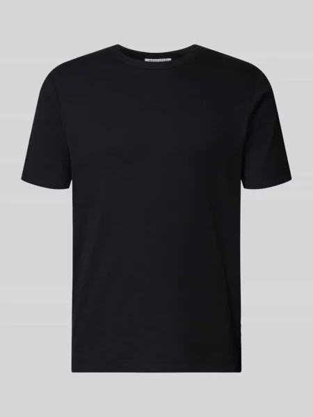 T-shirt o kroju regular fit z mieszanki bawełny Marc O'polo Denim czarna