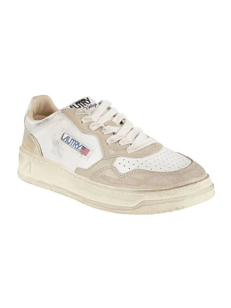 Sneakersy Autry retro beżowe