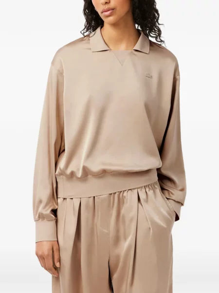 Top Lacoste din satin