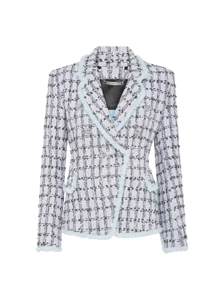 Marynarka Philipp Plein tweedowa niebieska