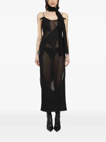 Rochie midi Yehuafan negru