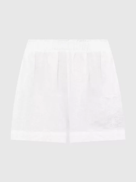 Шорти з льону Twinset білі