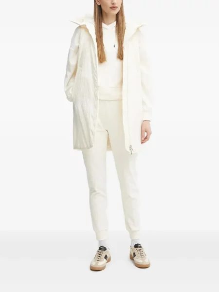 Geacă cu puf Armani Exchange cu glugă alb