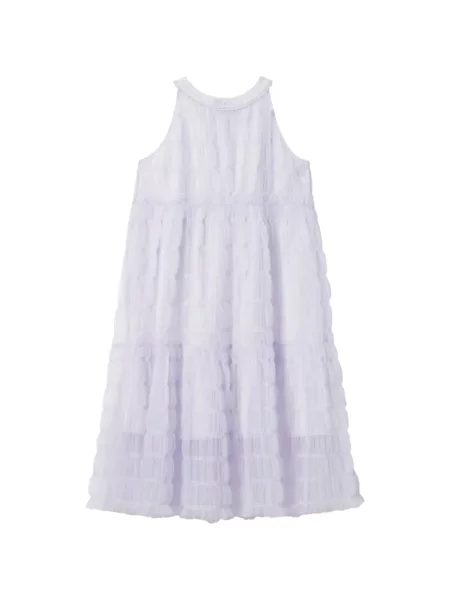 Rochie B+ab cu volane violet