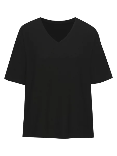 LASCANA Bluză de noapte negru