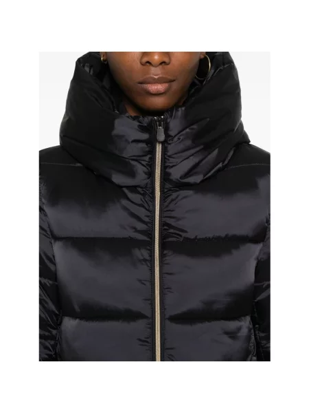 Płaszcz pikowany ze stójką model ‘LYSA’ Save The Duck czarny