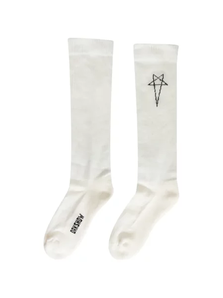 Șosete Rick Owens Drkshdw alb
