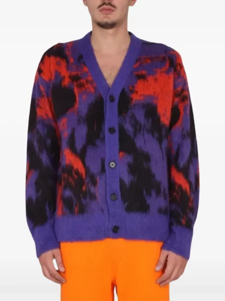 Cardigan Msgm cu decolteu în V violet