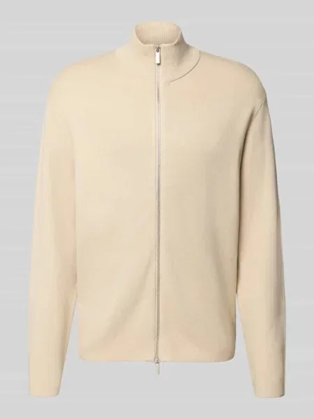 Kurtka o kroju relaxed fit z dzianiny z mieszanki model ‘TELLER’ Selected Homme biała