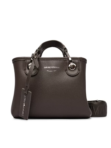 Geantă Emporio Armani maro