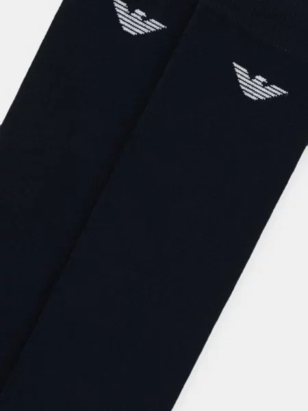 Emporio Armani Underwear Dlhé ponožky Tmavomodrá modrá