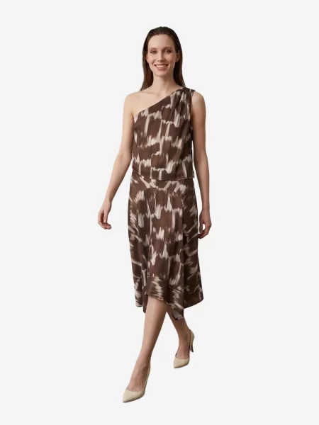 My fashion Házi ruha Zweiteiliges Set sötét barna