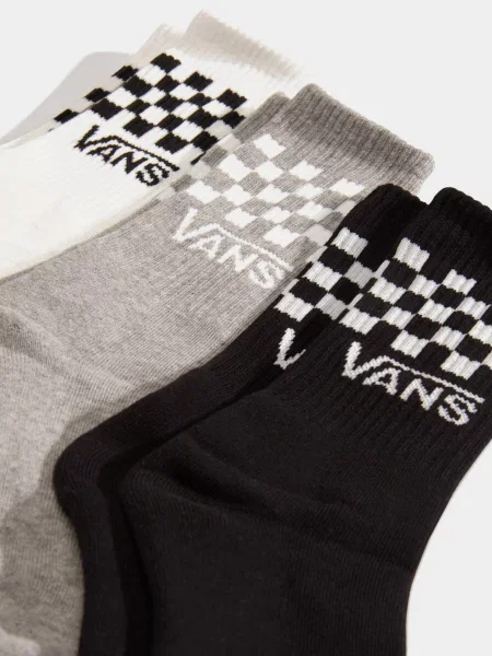 Клетчатые классические носки Vans белые