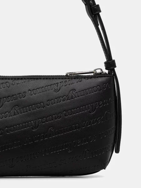Geantă Tommy Jeans Tjw Must Aop Shoulder Bag negru