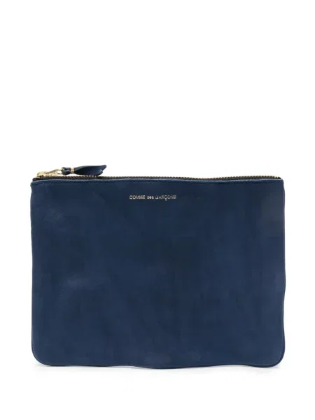 Portofel Comme Des Garçons Wallet din piele albastru