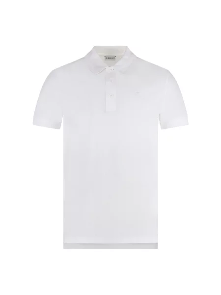 Koszulka polo Burberry klasyczna biała
