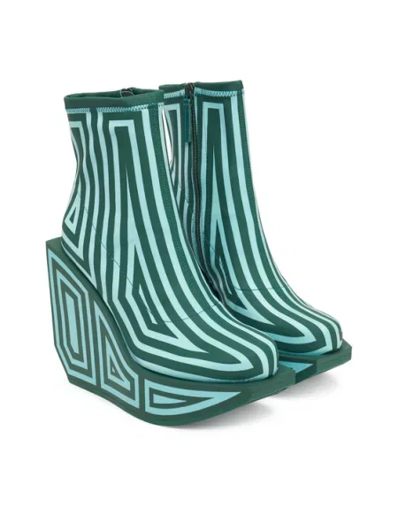 United Nude Škornji Wa Bootie Hi zelena