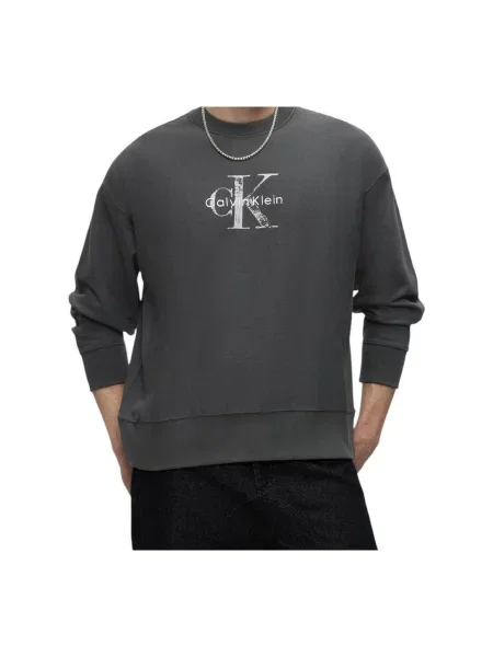 Geacă de blugi Calvin Klein Jeans gri