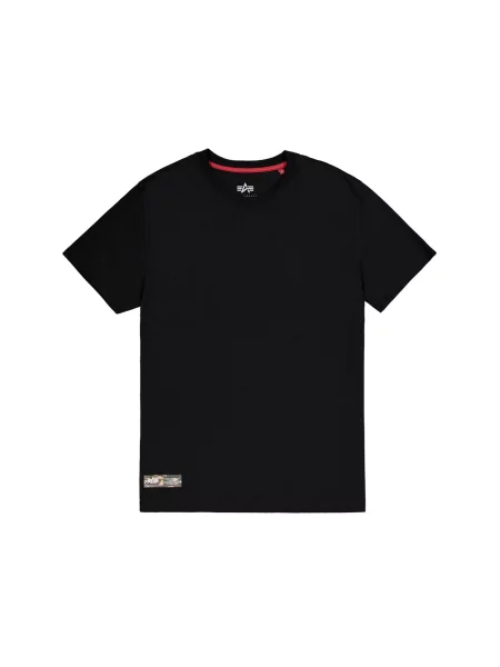 ALPHA INDUSTRIES Tricou kaki / verde închis / negru alb