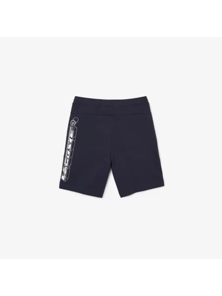 Lacoste Kardigan Z Bawełny Flanelowej W Kratę Z Dekoltem W Serek niebieski