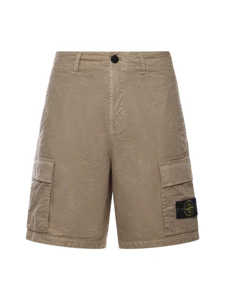 Szorty cargo Stone Island z kamieniami brązowe