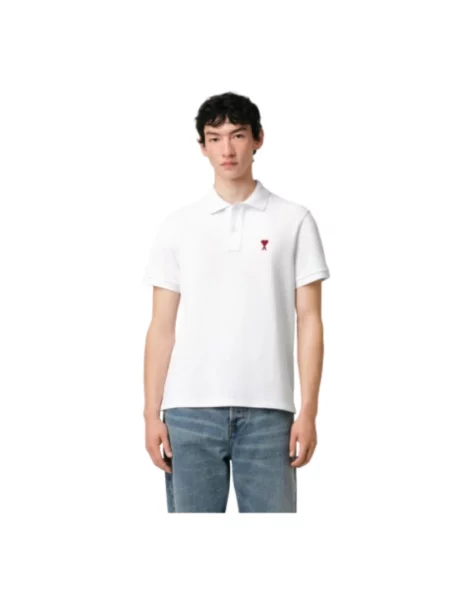 Polo Ami Paris w serca białe