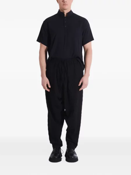 Gulerat tricou polo Tessitura negru
