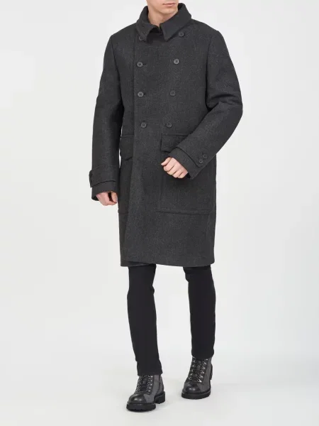 Пальто Bikkembergs сіре