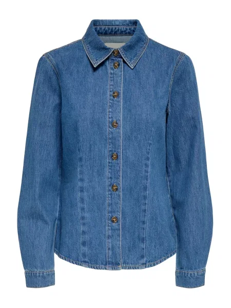 ONLY Bluză ONLUna denim albastru