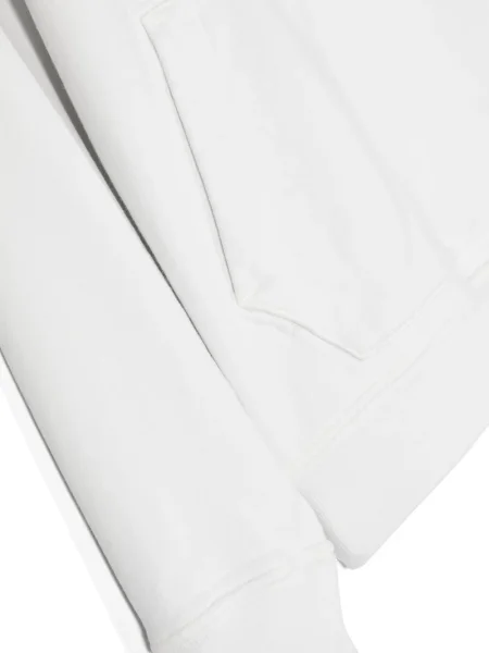 Bluza z kapturem dziecięca Stone Island biała
