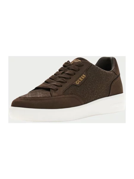 Sneakersy Guess brązowe